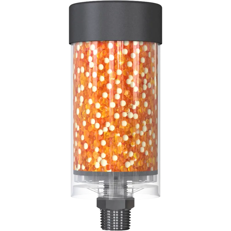 Vv-D 1L N1/2"M : Giebel Vv-D Desiccant Breather Dryer, Disposable, No Check Valve, 0-50 Ml Water Capacity, Nbr Seals, 2-Micron Filter Fleece, 1/2" Male Npt 1