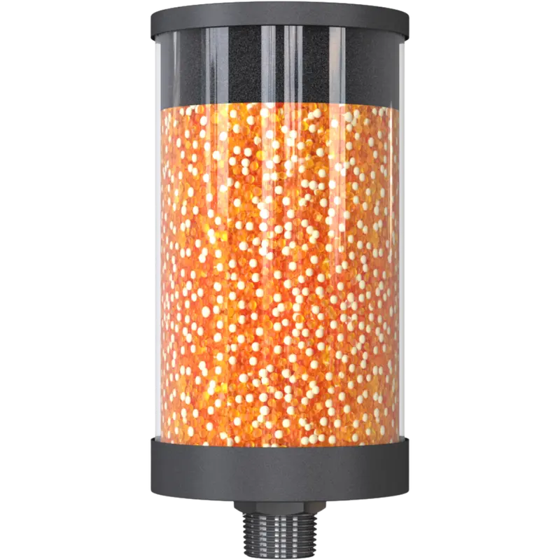Vv-D 3M N1"M : Giebel Vv-D Desiccant Breather Dryer, Disposable, No Check Valve, 201-600 Ml Water Capacity, Fkm Seals, 3-Micron Paper Filter, 1"Male Npt 1