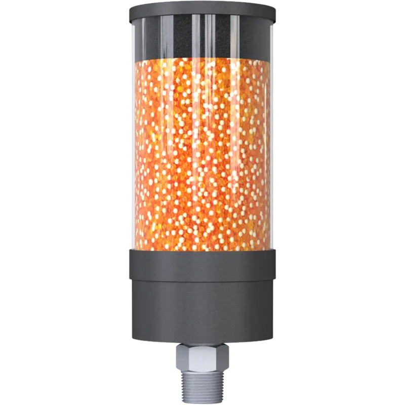 Vv-Dv 3M N1"M : Giebel Vv-Dv Desiccant Breather Dryer, Disposable, With Check Valves, 201-600 Ml Water Capacity, Fkm Seals, 3-Micron Paper Filter, 1" Male Npt 1