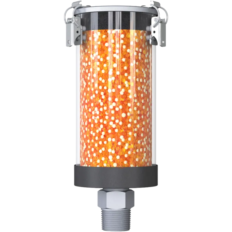 Vv-R 2L N1"M : Giebel Vv-R Desiccant Breather Dryer, Refillable, No Check Valves, 50-200 Ml Water Capacity, Fkm Seals, 3-Micron Paper Filter, 1" Male Npt 1