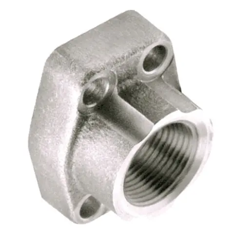 W106-16-16 : Afp Sae Orb Threaded Flange, Smooth Flat Face (No O-Ring Groove), Steel, 1" Sae X 1" Code 61, No Bolts Or O-Rings Included 1