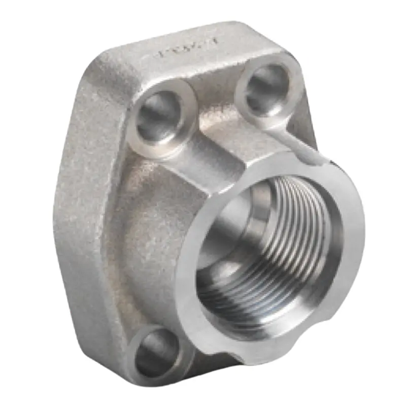 W194-8-8U : Afp Bspp Threaded Flange With O-Ring Groove, Steel, 0.5 (1/2") Bspp X 0.5 (1/2") Code 62, Includes Flange, Bolts, O-Rings 1