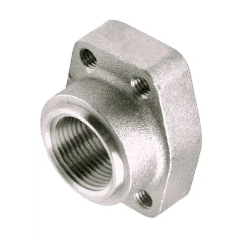 W22-20 : Afp Nptf Tank Pilot Flange, Steel, Straight, 1.25 (1-1/4") Nptf Side 1, 1.25 (1-1/4") C61 Flange Side 2 2