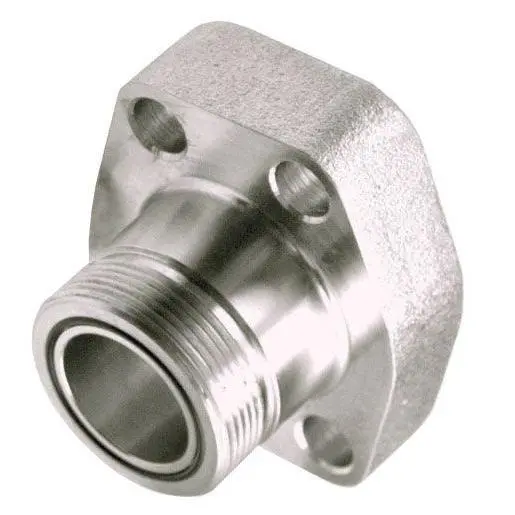 W304-24-24U : Afp Male Orfs Threaded Flange With O-Ring Groove, Steel, 1.5 (1-1/2") Orfs X 1.5 (1-1/2") Code 61, Includes Flange, Bolts, O-Rings 2