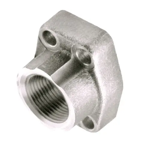 W45-16-16 : Afp Nptf Threaded Flange, Smooth Flat Face (No O-Ring Groove), Steel, 1" Nptf X 1" Code 62, No Bolts Or O-Rings Included 1