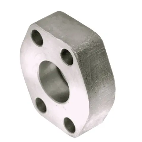 W63-32-32 : Afp Flat Socket Weld Tube Flange, Steel, Straight, 2"  Tube X 2" Code 62 Flat Socket Weld, No Bolts Or O-Rings Included 1