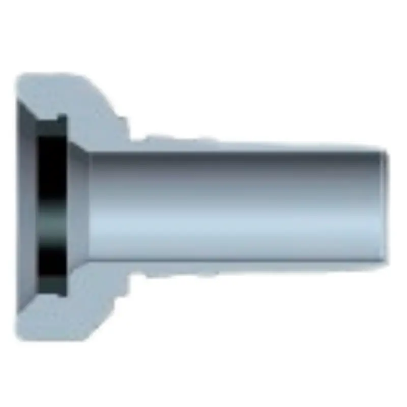 Z-3232-Fhun : Alfagomma Straight Steel Interlok Insert, 2 (-32) Hose X 2 (-32) Female Hammer Union Fig. 1502 Integral Fitting With Rubber Ring 1