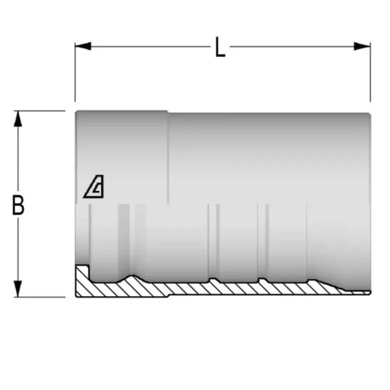 Zf1-32 : Alfagomma Steel Interlock Skive Ferrules, 2 (-32) 1