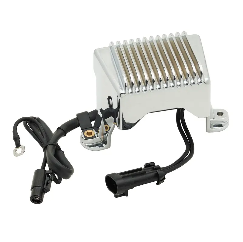 Accel Voltage Regulator – Chrome-Finished For 2004–2005 Harley-Davidson Touring Models 1