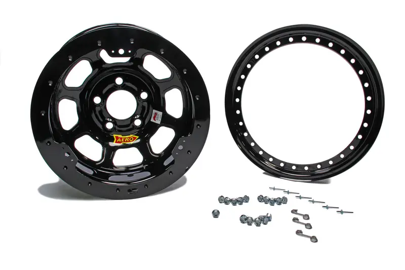Aero Race Beadlock Wheel – 13X7 Black Finish With 2-Inch Backspace 1