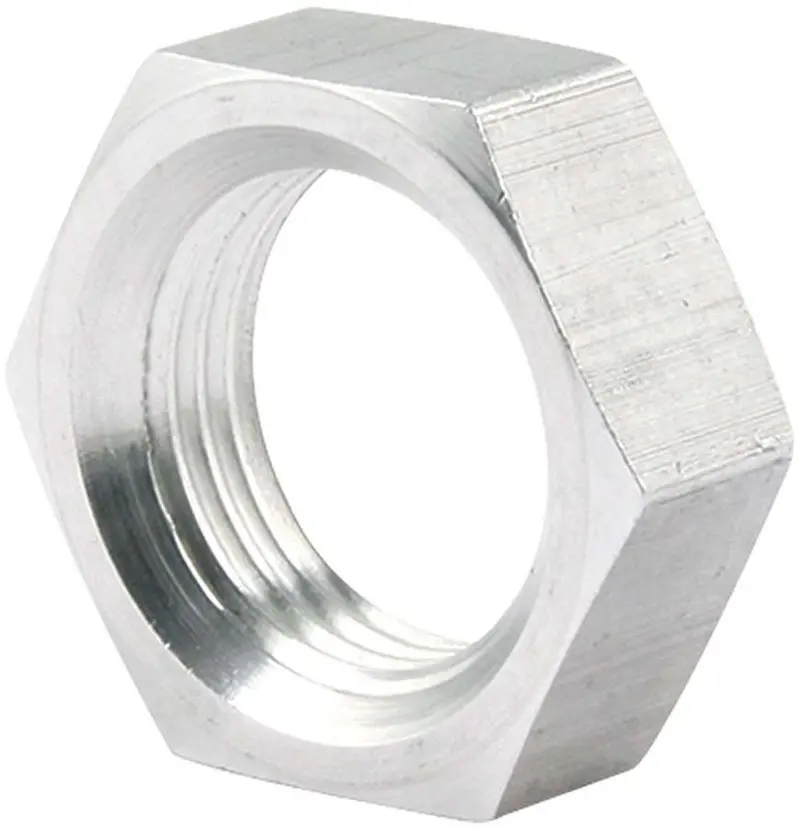 Allstar Performance Thin Jam Nuts – 3/4"-16 Left-Hand Thread, Steel, 50-Pack 1