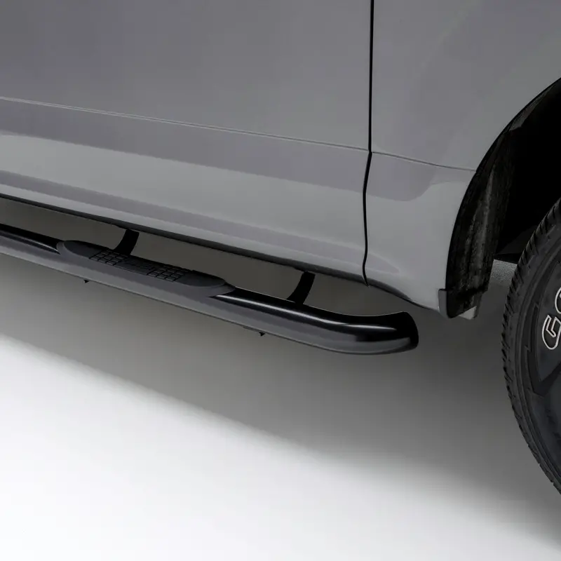 Aries 204052 3-Inch Round Black Steel Side Bars For Chevrolet Colorado & Gmc Canyon 1