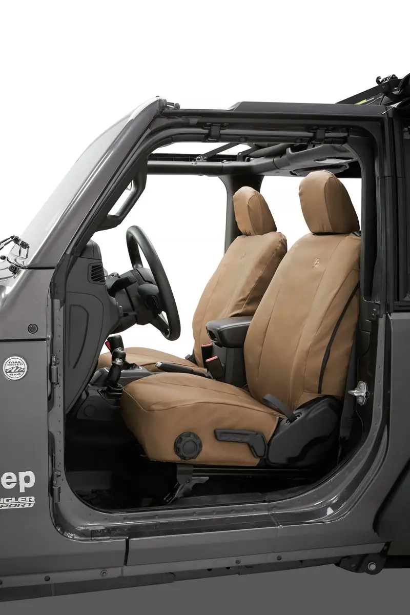 Bestop 29293-04 Tan Seat Covers For 2018–2022 Jeep Wrangler Jl Two-Door 1