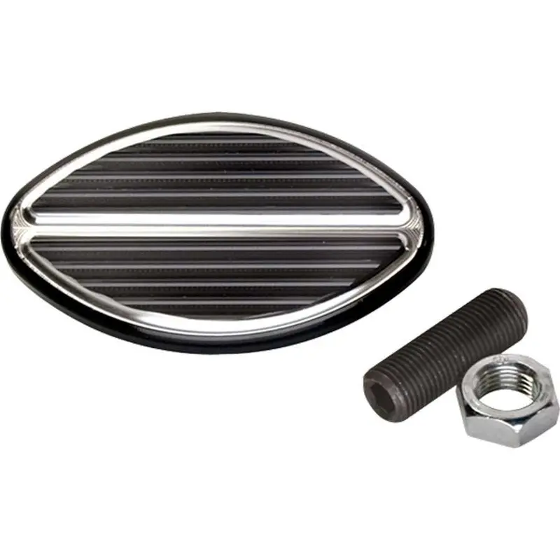 Billet Specialties Black Oval Brake Pedal – Cnc-Machined Aluminum With Classic Styling And Ergonomic Design 1