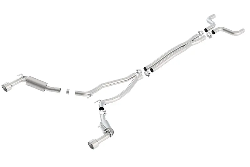 Borla 140530 S-Type Cat-Back Exhaust System – Premium Stainless Steel, Sport-Tuned Acoustics 1