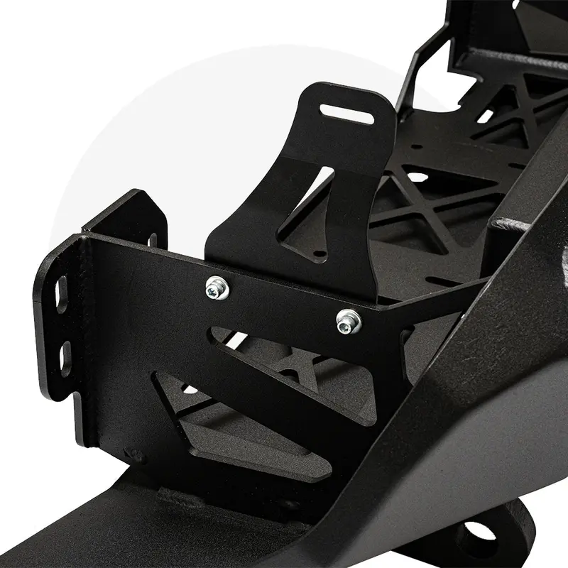 Cali Raised Led Cr2939 Tacoma Stealth Bumper With 32" Combo-Beam Led Bar (Blue, No Winch/D-Ring) 1