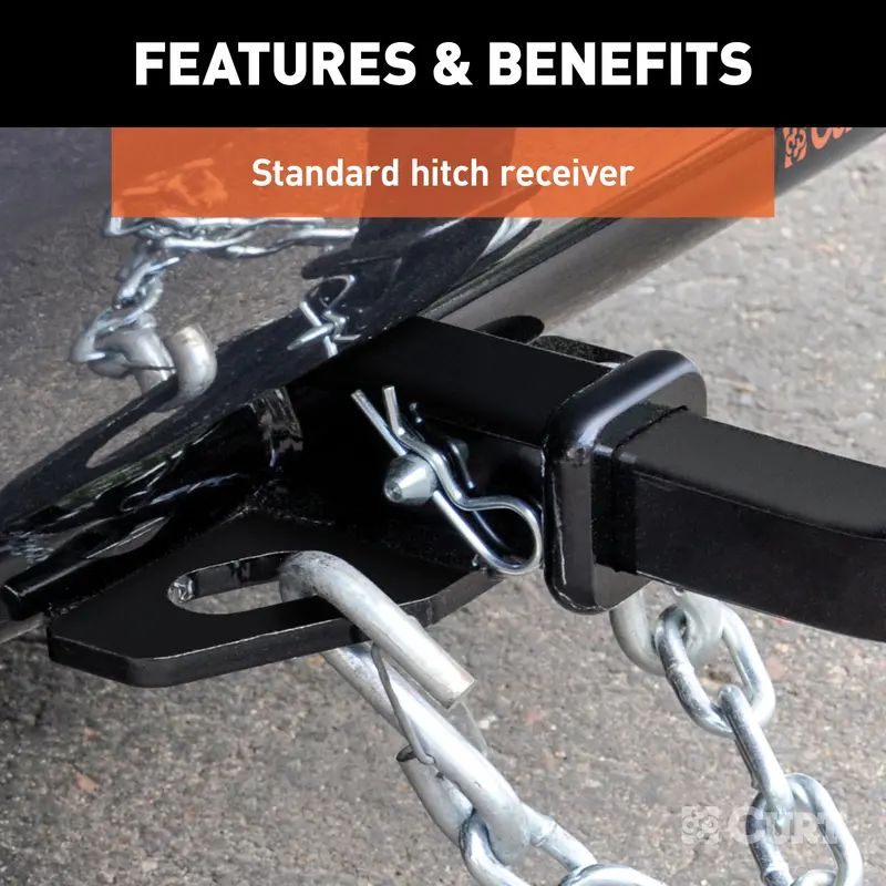 Curt Class 2 Trailer Hitch – 1-1/4" Receiver, Custom-Fit For Select Lincoln Continental Models 1