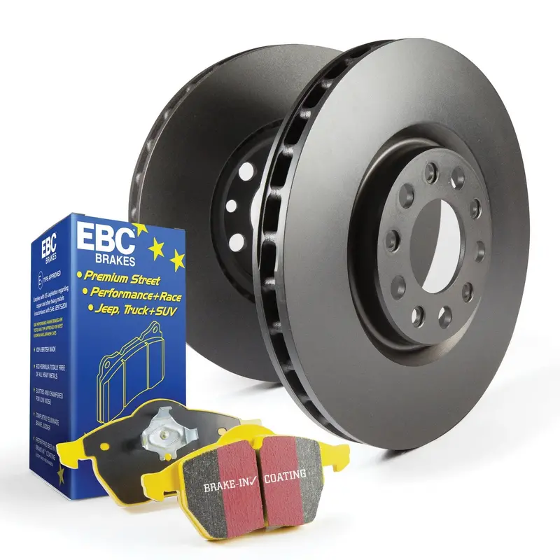 Ebc Brakes S13Kf1379 Yellowstuff Performance Brake Kit – Includes Pads And Rk-Series Rotors 1