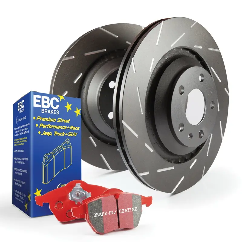 Ebc Brakes S4Kf1405 S4 Kits Redstuff And Usr Rotor 1