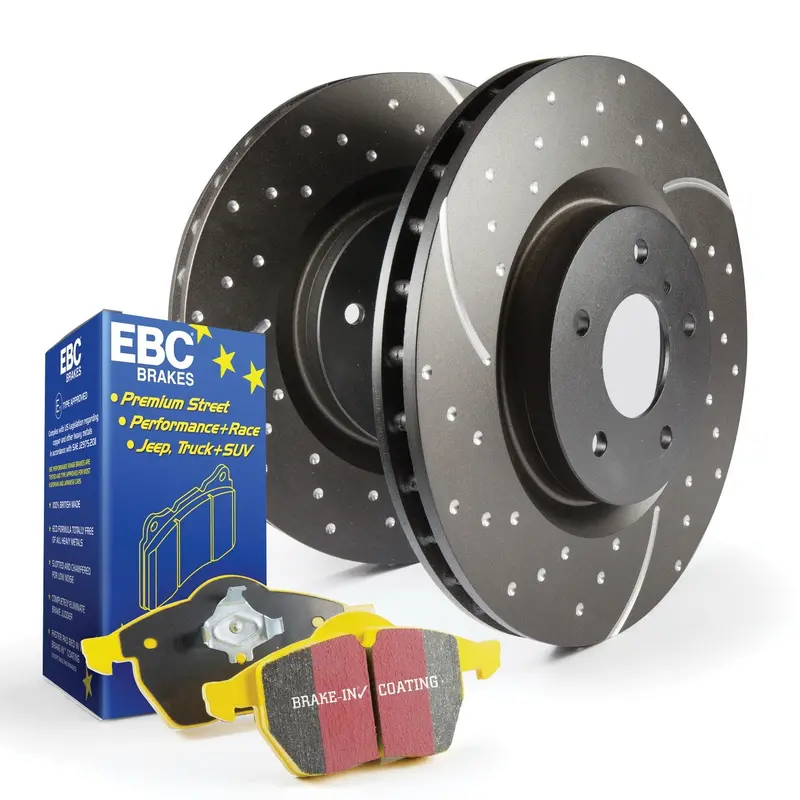 Ebc Brakes Yellowstuff Performance Brake Kit – Includes Gd-Series Rotors And Pads 1
