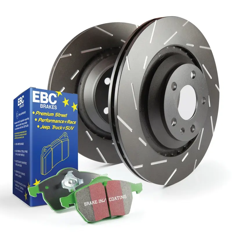 Ebc S2Kf1416 High-Performance Brake Kit – Greenstuff 2000 Pads + Usr Rotors 1