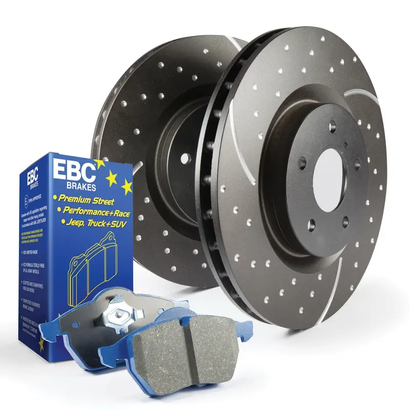 Ebc S6Kf1092 Street Performance Brake Kit – Bluestuff Pads + Gd Rotors 1