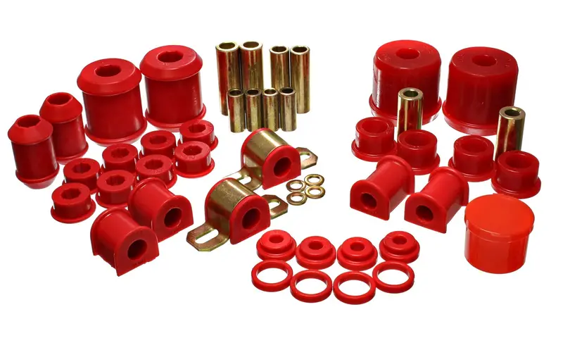 Energy Suspension Complete Master Bushing Kit – Polyurethane, Red (5.18110R) 1