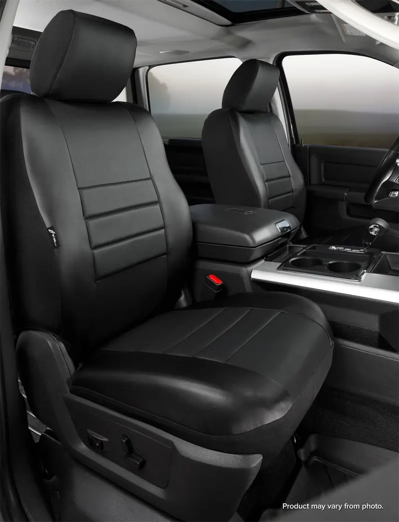 Fia Sl68-35 Leatherlite Custom Seat Covers – Black-On-Black Premium Fit 1