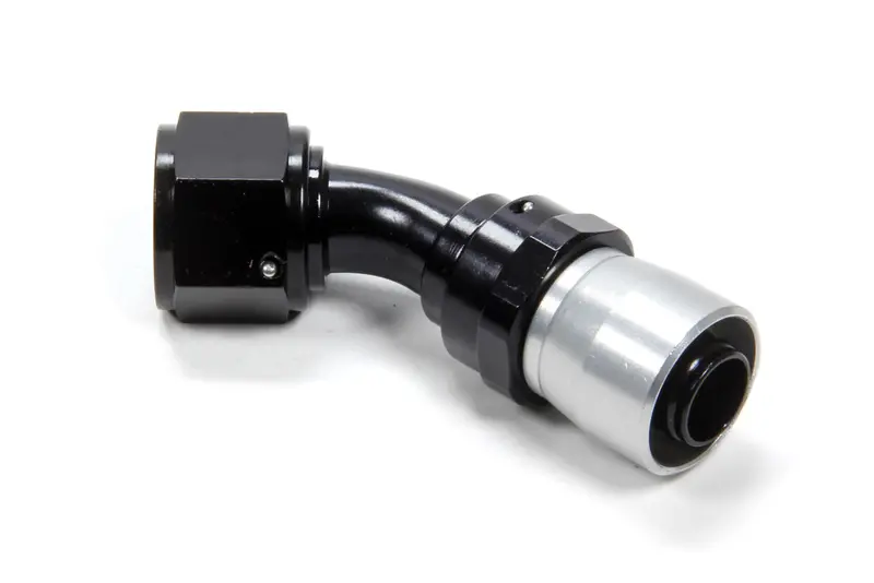 Fragola 45-Degree Crimp-Style Hose Fitting – #12 An Size 1