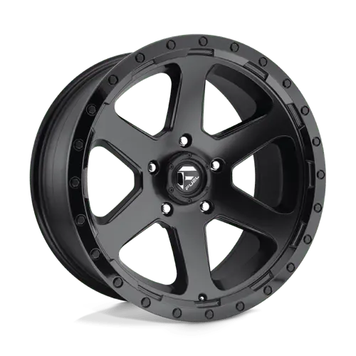 Fuel D589 Off-Road Wheel – 17X9 Inches, 5X5.0 Bolt Pattern, Matte Black With Gunmetal Lip, +01Mm Offset 1