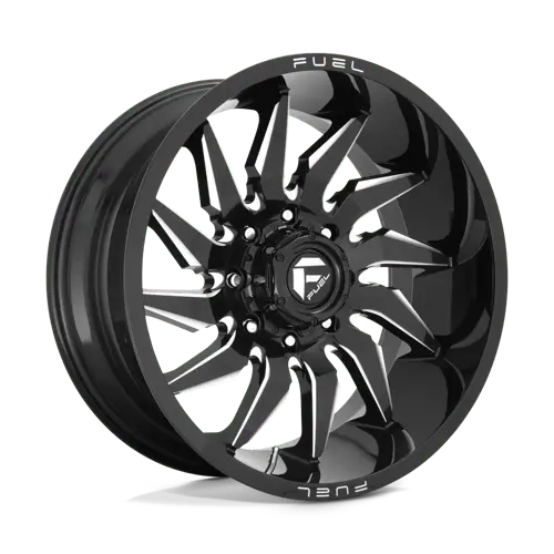 Fuel D7442090B450 D744 20X9 Black/Milled Alloy Wheel – 5X5.5 Bolt Pattern, 0Mm Offset 1