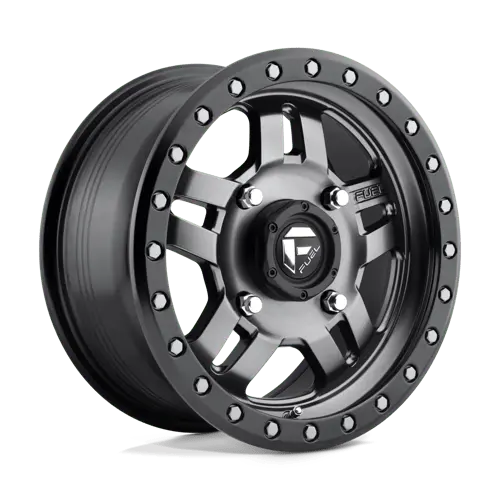Fuel Utv D5581570A554 Beadlock-Style Wheel – 15X7 Inch, 4X156 Bolt Pattern, Matte Gunmetal Finish 1