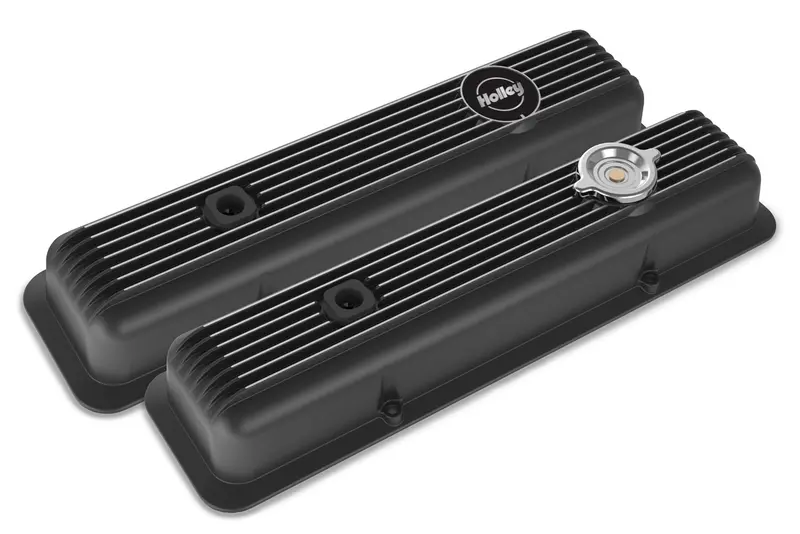 Holley Muscle Series Valve Cover Set – Stylish And Functional Engine Dress-Up 1
