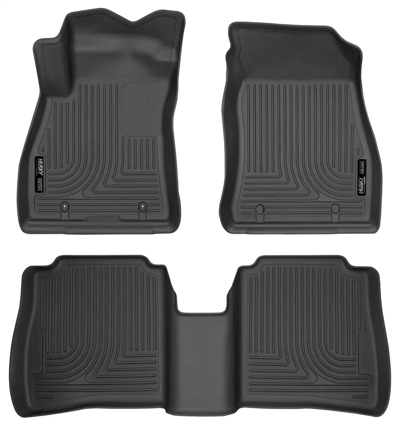 Husky Liners 95631 Custom-Fit Front & Second-Row Floor Liners 1
