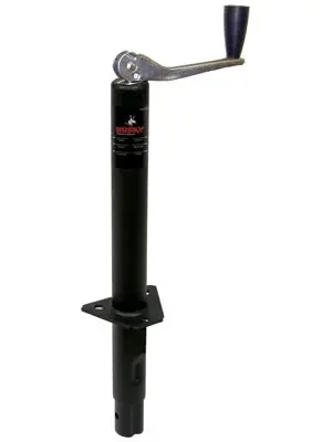 Husky Towing Top-Wind Round A-Frame Trailer Jack – 2,000-Lb Capacity, 2-1/4" Od Shaft, Bolt-On Or Weld-On Installation 1