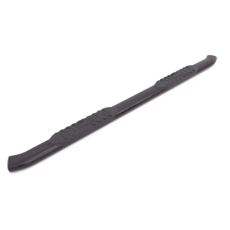Lund 23886008 5 Inch Oval Curved Nerf Bar; Incl. Brackets; Black; 1