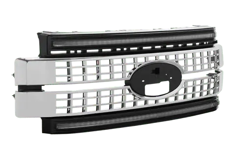 Morimoto Xbg07 Led Grille Light Kit – Chrome Trim With White Drls For 2017–2019 Ford Super Duty Trucks 1