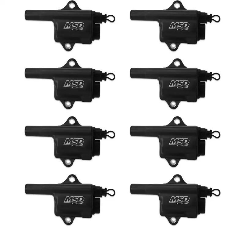 Msd Pro Power Direct Ignition Coil Set – High-Output 8-Cylinder Performance Ignition (Model 828683) 1