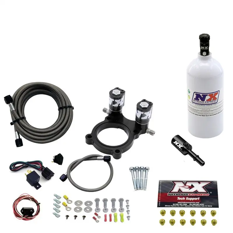 Nitrous Express 67200-2.5P Can-Am Maverick Plate Nitrous System With 2.5-Lb Bottle 1