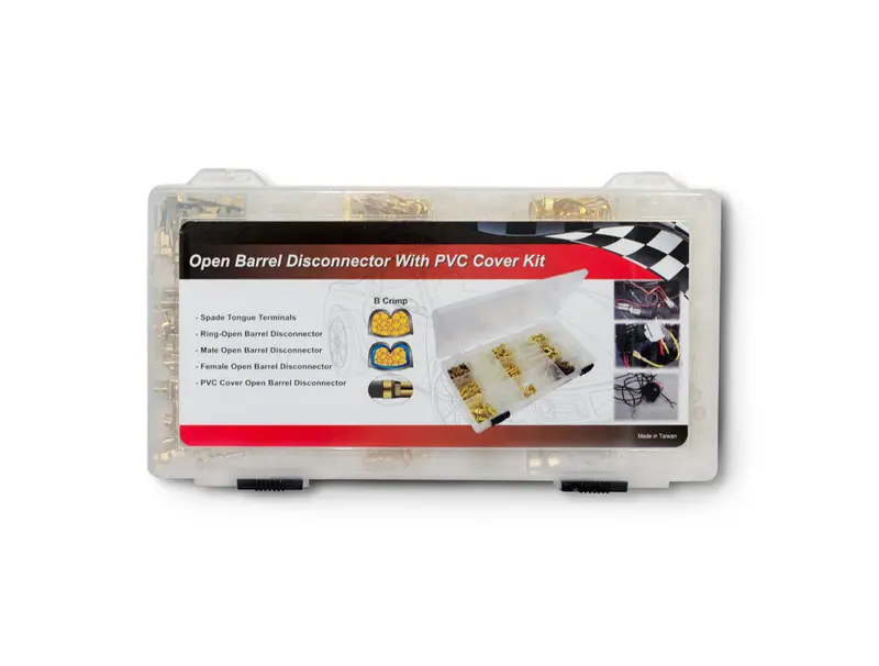 Pertronix Brass Open Barrel Terminal Kit – Includes Covers, 326-Piece Assortment For Electrical Repairs 1