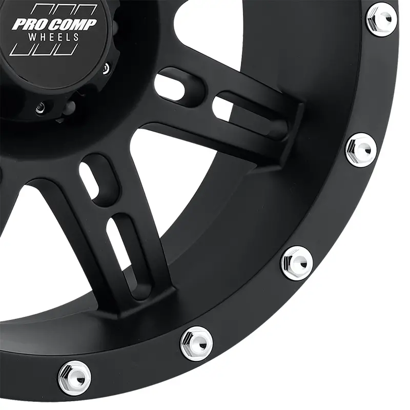 Pro Comp Series 7031 Alloy Wheel – 17X9, 6X5.5", 4.75" Backspace, Flat Black 1