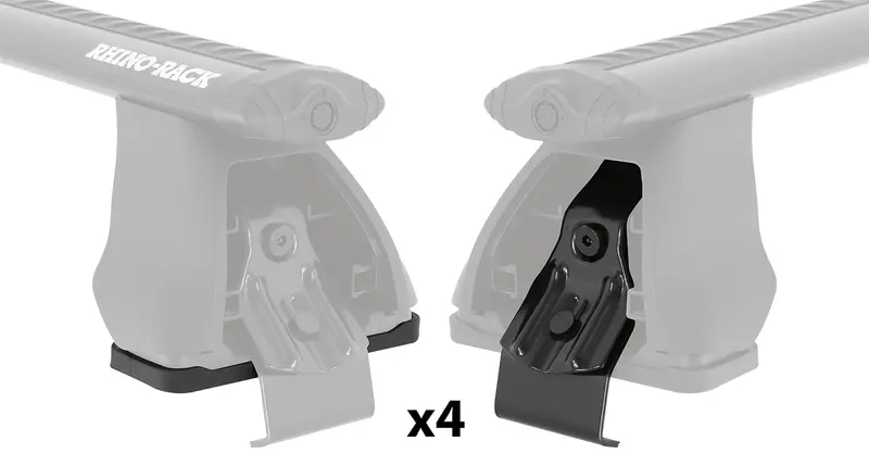 Rhino-Rack Dk010 Fit Kit For 2500 Series Roof Rack – Includes 4 Pads & 4 Clamps 1