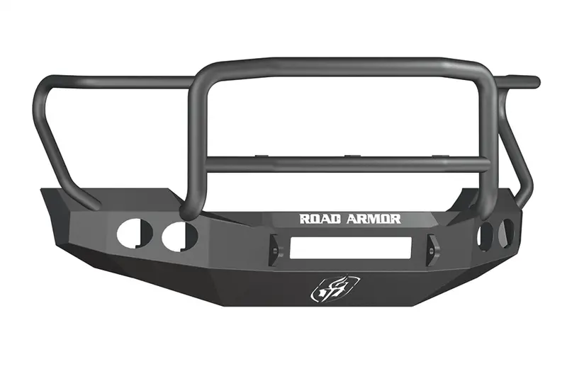 Road Armor Stealth Non-Winch Front Bumper With Lonestar Guard – Satin Black 1