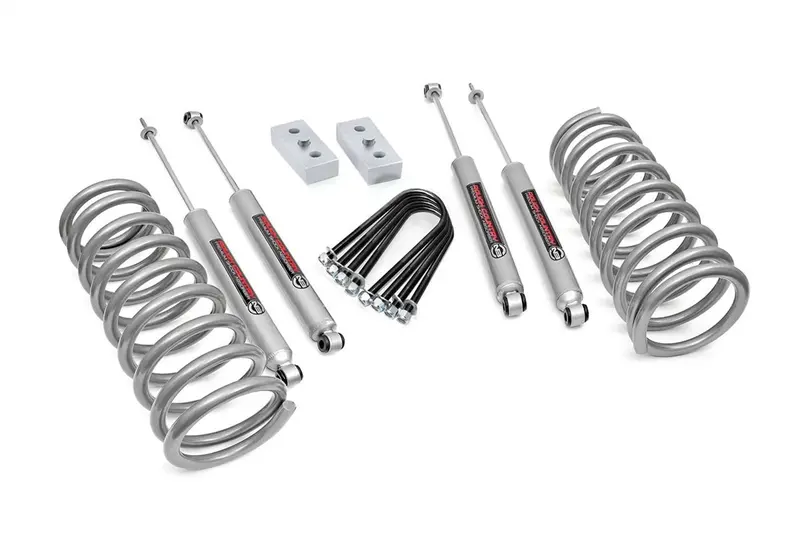 Rough Country 343.20 3-Inch Suspension Lift Kit With Premium Shocks 1