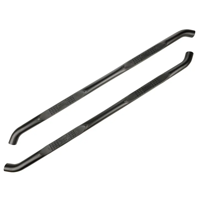 Rugged Ridge 11591.14 Textured Black 3-Inch Round Side Steps For Off-Road Vehicles 1