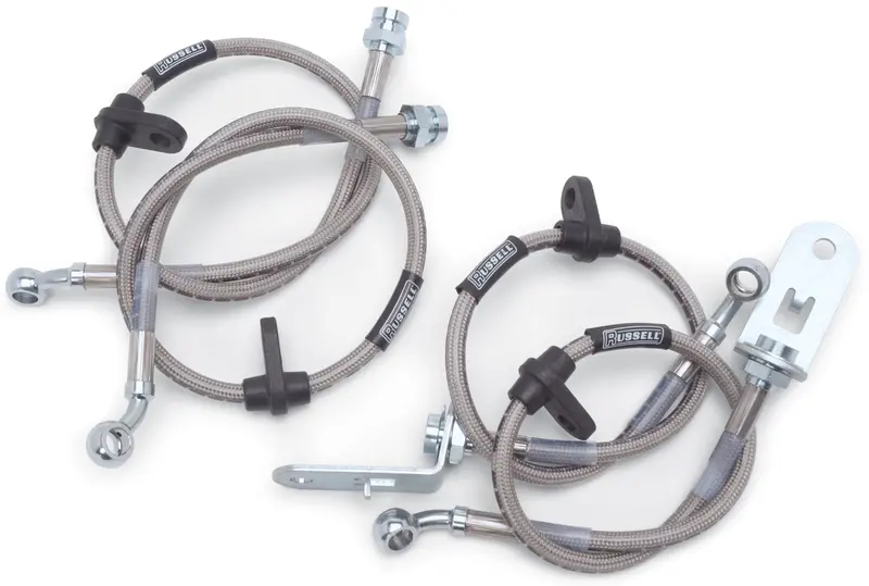 Russell 692220 Dot-Compliant Stainless Steel Brake Line Kit (4-Line Set) 1