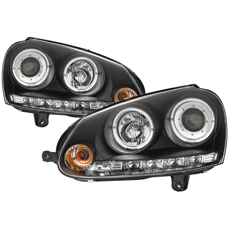 Spyder Auto 5012098 Halo Led Projector Headlights – Modern Style With Integrated Halo Rings 1