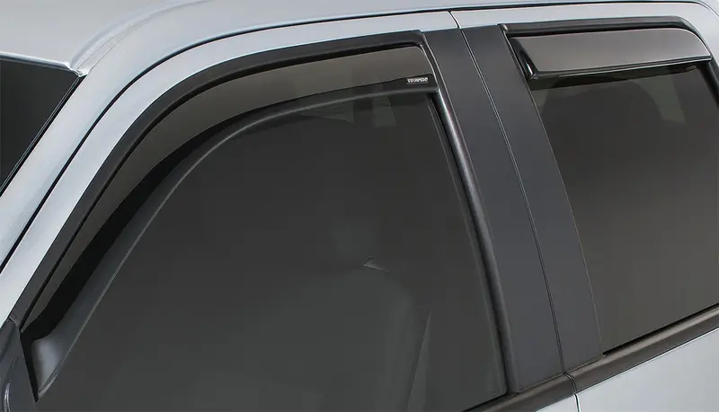 Stampede Snap-Inz In-Channel Side Window Deflectors – Smoke-Tinted, 4-Piece Set 1