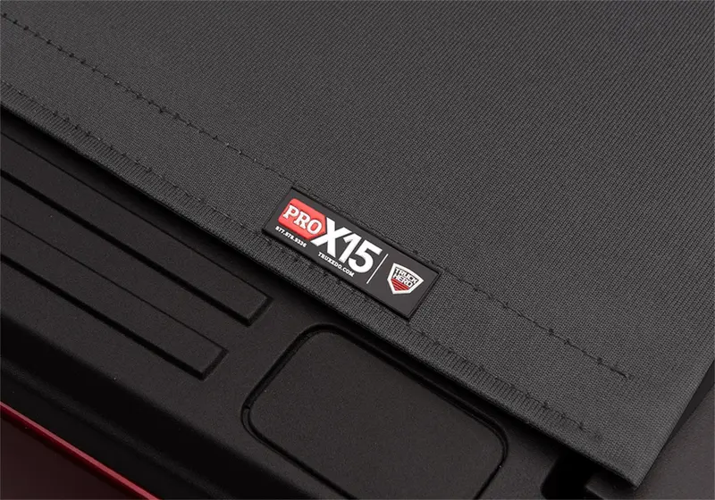 Truxedo Pro X15 Soft Roll-Up Tonneau Cover – Black, Fits 2016–2022 Toyota Tacoma 6-Foot Bed 1