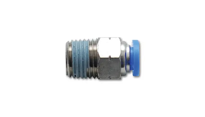 Vibrant Performance 2660 One-Touch 5/32" (4Mm) Male Straight Fitting With 1/8" Npt Thread 1